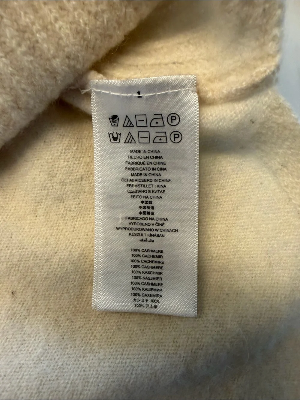 Michael Kors %100 Cashmere Crewneck Ribbed Sweater